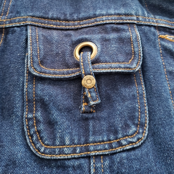 Cleo Jean Jacket Size Large (Petite) - Picture 3 of 7